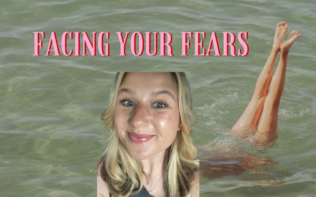 Facing your fears: Charlotte goes swimming alone