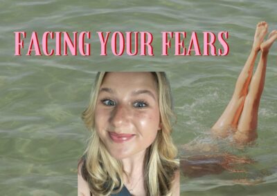 Facing your fears: Charlotte goes swimming alone